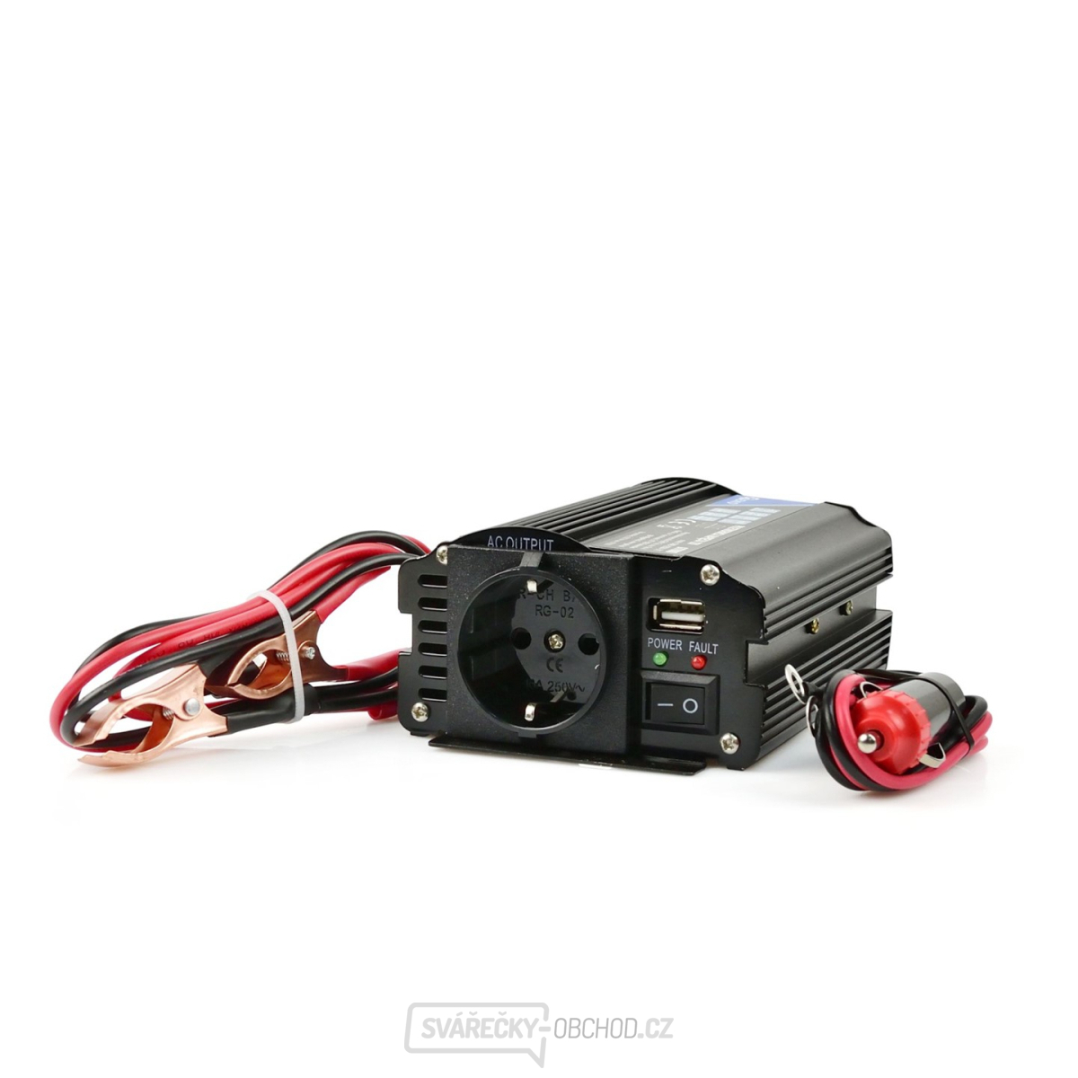 Měnič napětí 12V-230V 250/500W, Geko G17000