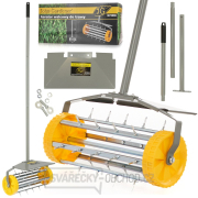 Ruční provzdušňovač trávníku o šířce 420 mm, John Gardener, Geko G72069 náhled