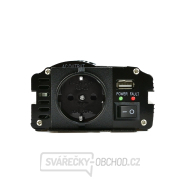 Měnič napětí 24V-230V 250/500W, Geko G17001 náhled