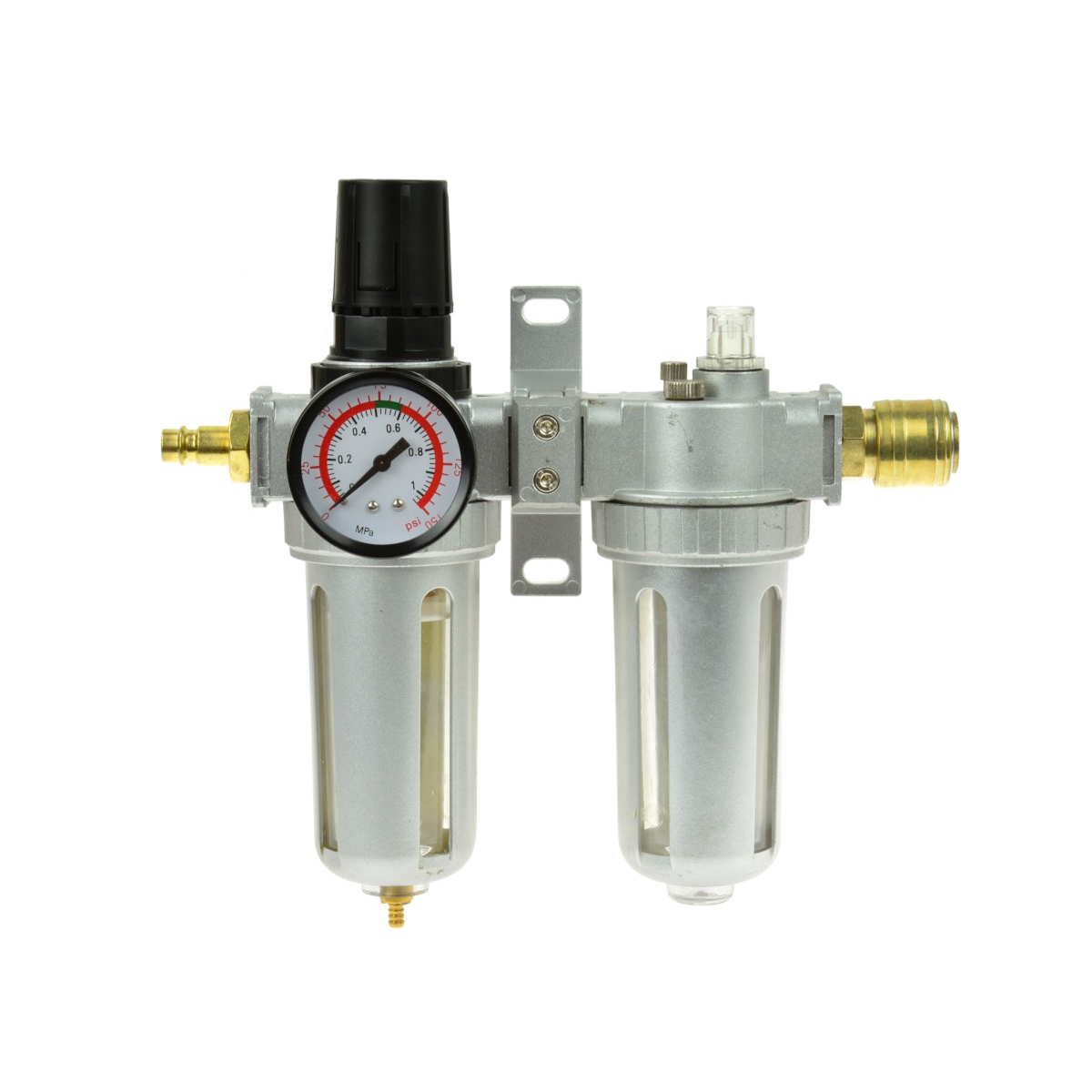 Regulátor tlaku vzduchu filtr přimazávač odlučovač 1/2" Geko G03161