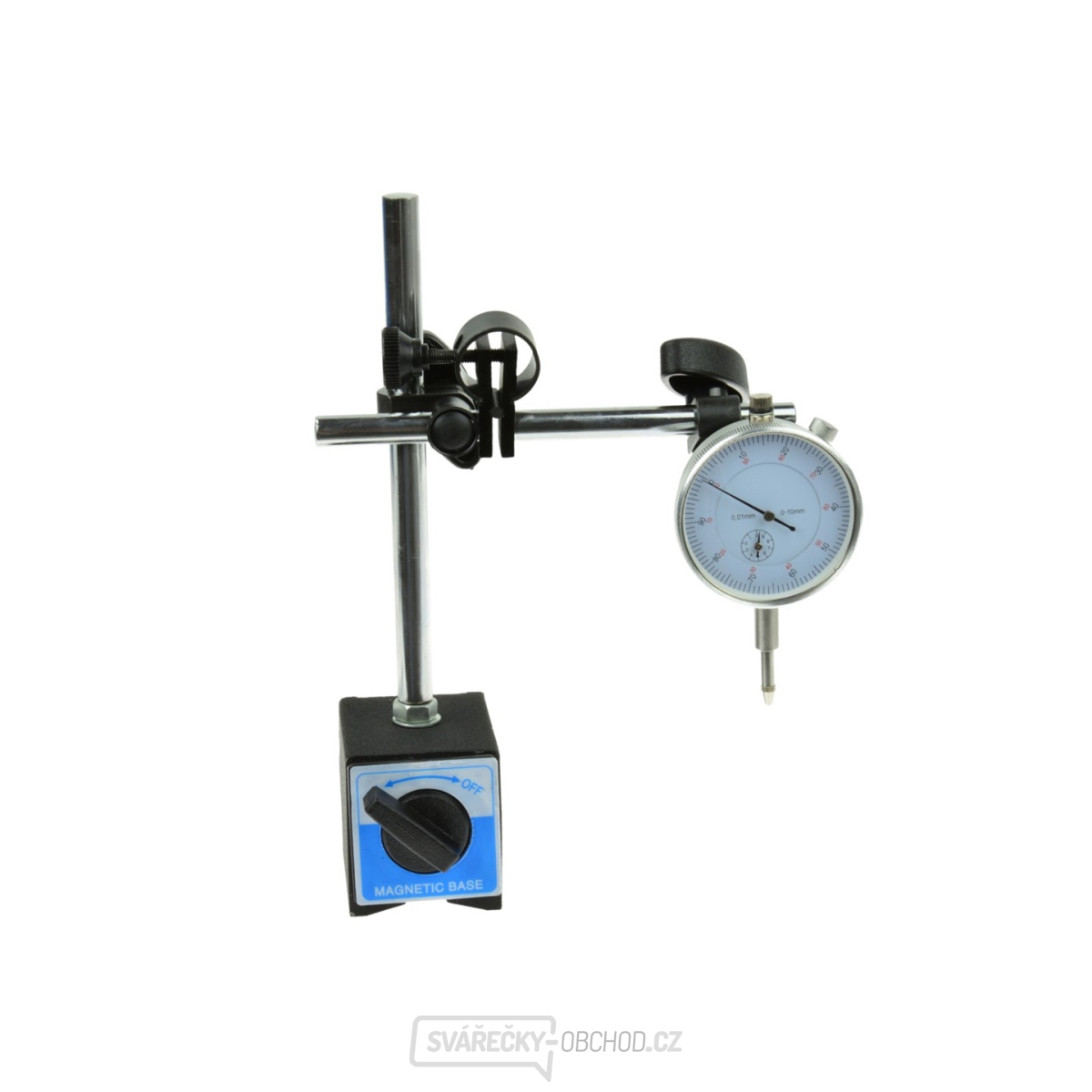 Automatický magnetický stativ + úchylkoměr Geko G02625 