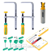 Sada rybinových svěrek MICROJIG MATCHFIT PRO s frézou a příslušenstvím Sada rybinových svěrek MICROJIG MATCHFIT PRO s frézou a příslušenstvím gallery main image