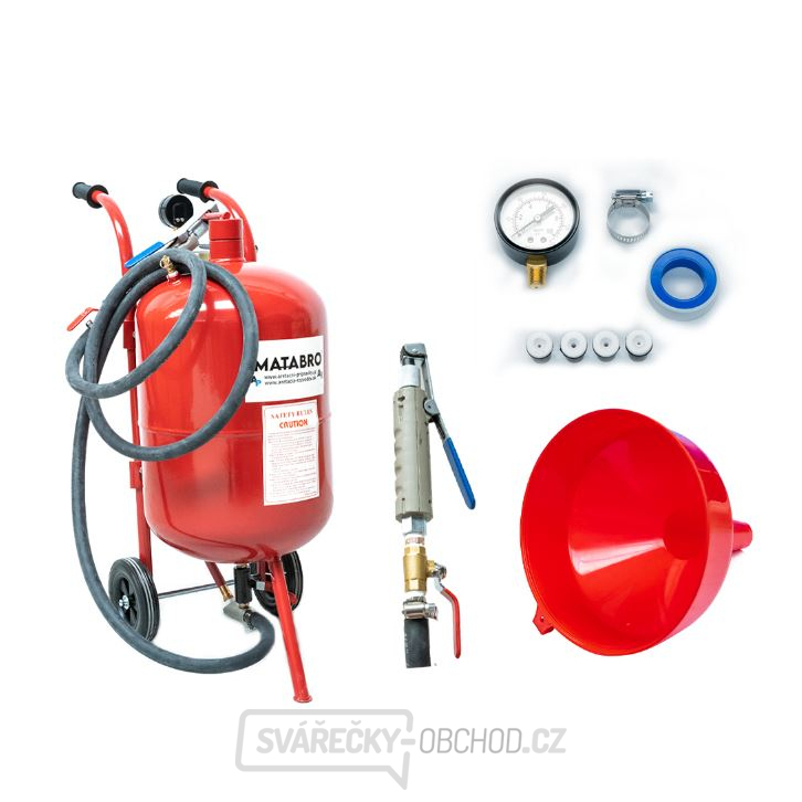 Mobilní pískovačka 38l Matabro MB-SB38L