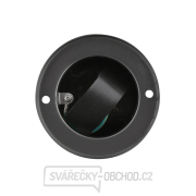 Solight zahradní sloupek IP44, nerez ocel, 2 zásuvky, válec, černý náhled