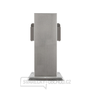 Solight zahradní sloupek IP44, nerez ocel, 2 zásuvky, hranol, stříbrný náhled