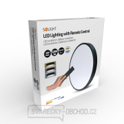 Solight LED osvětlení s dálkový ovladačem, 36W, 2300lm, 30cm, změna chromatičnosti, stmívatelné, černá náhled