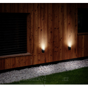 Solight LED venkovní nástěnné osvětlení Potenza, 1x GU10, černá Náhled