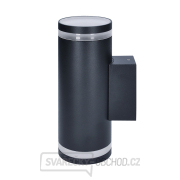 Solight LED venkovní nástěnné osvětlení Potenza, 2x GU10, černá náhled