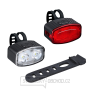 Solight set nabíjecích cyklo svítilen, 160lm přední, zadní červená, Li-Ion, USB náhled