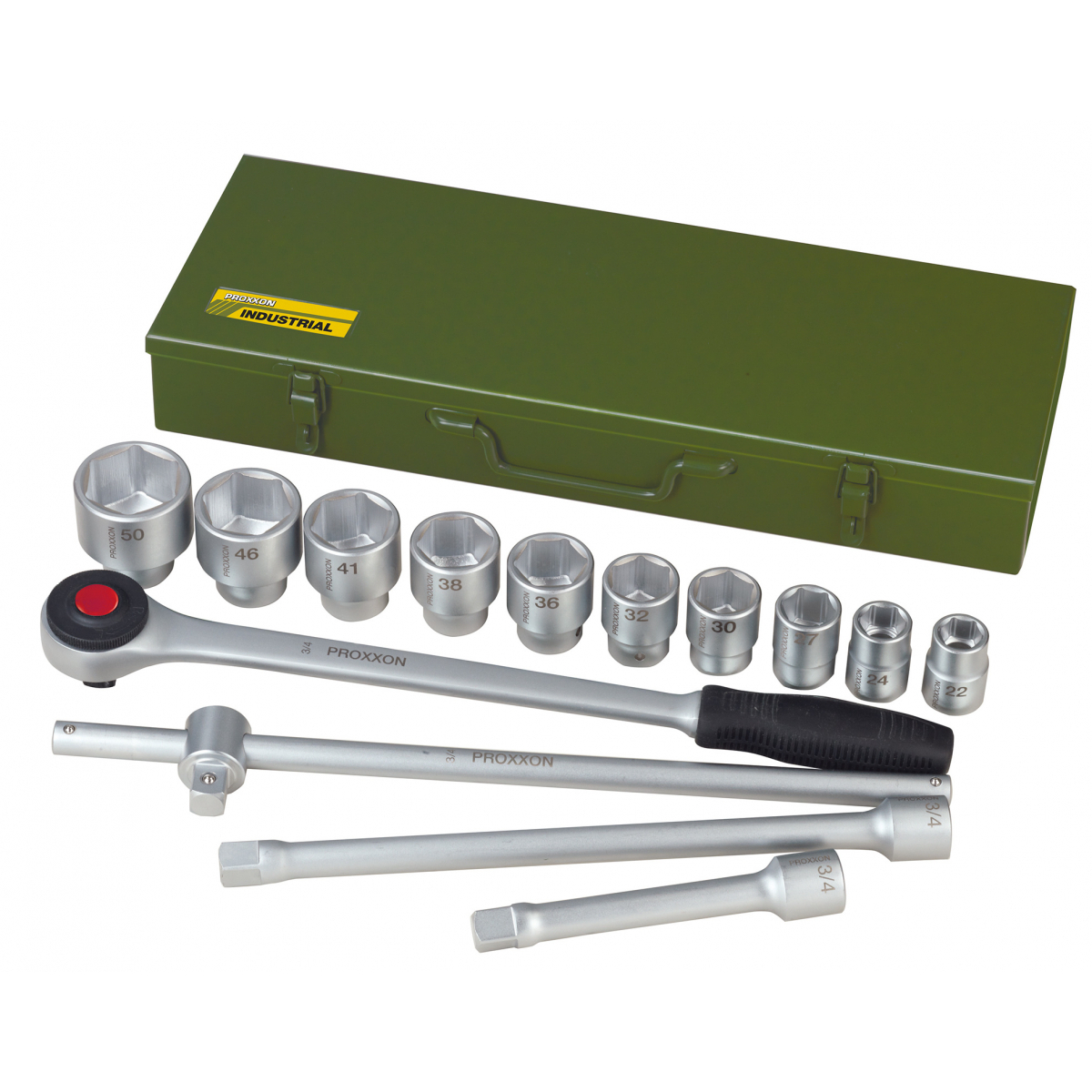 Gola sada s 3/4 ráčnou - 15 dílů 23300