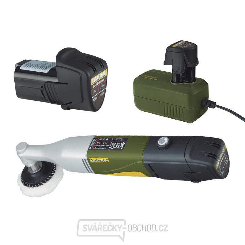 Aku úhlová leštička WP/A - sada