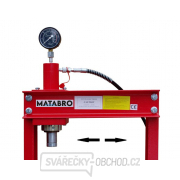 Hydraulický lis 20 t - dvourychlostní pumpa Matabro MB-P20TDP Hydraulický lis 20 t - dvourychlostní pumpa Matabro MB-P20TDP náhled