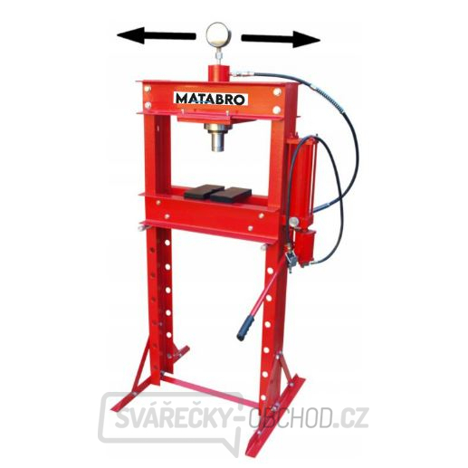 Hydraulicko-pneumatický lis 30t s posuvným pístem Matabro MB-P30TAH