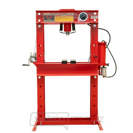 Hydraulický lis 50 t - hydraulicko-pneumatická pumpa Matabro MB-P50TAH