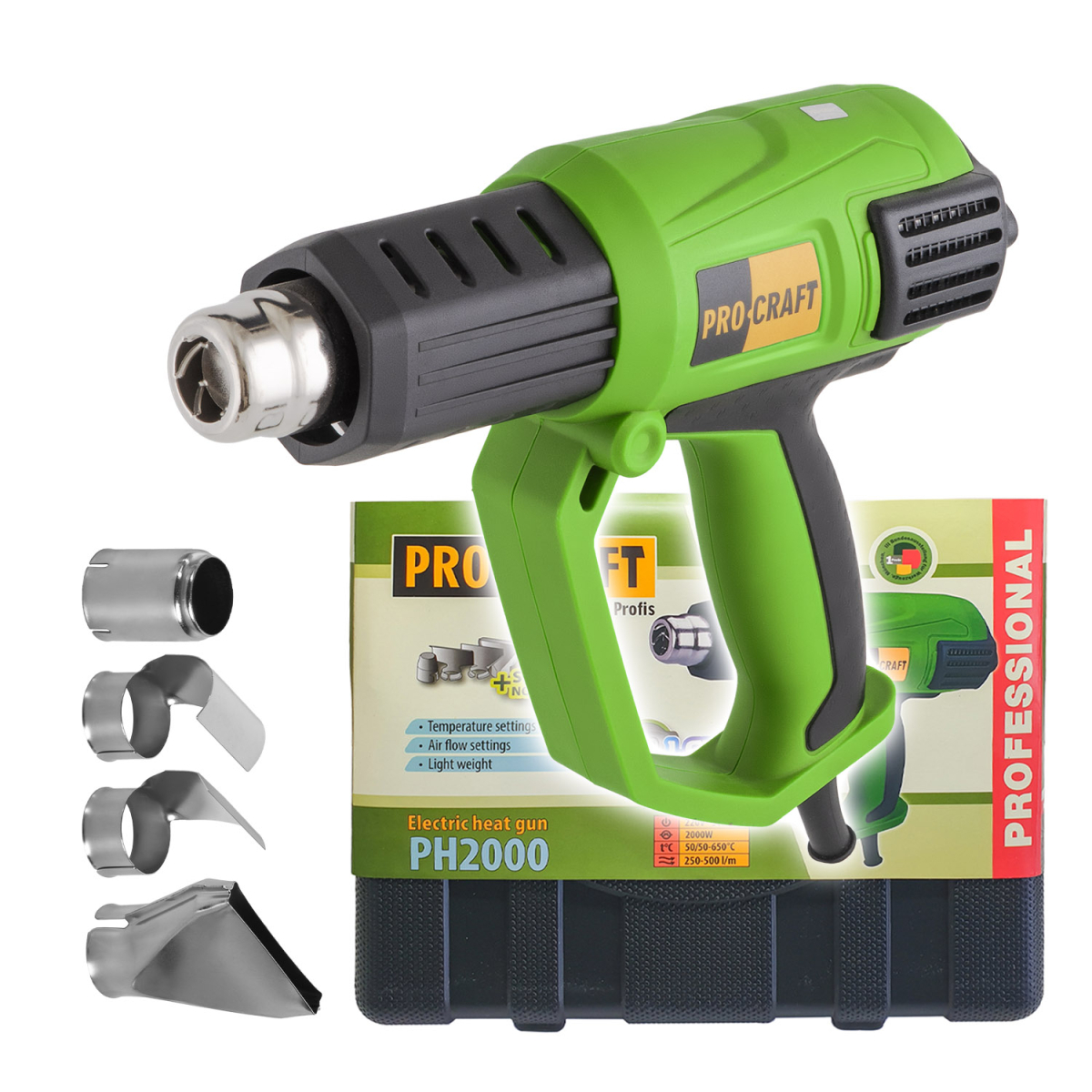 Pistole horkovzdušná PROCRAFT PH2000 | PH2000 PH2000