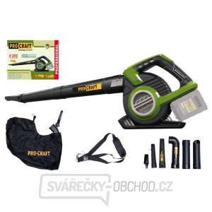 Aku fukar/vysavač listí Procraft VB20 (bez baterie a nabíječky) | VB20 Aku fukar/vysavač listí Procraft VB20 (bez baterie a nabíječky) | VB20 gallery main image