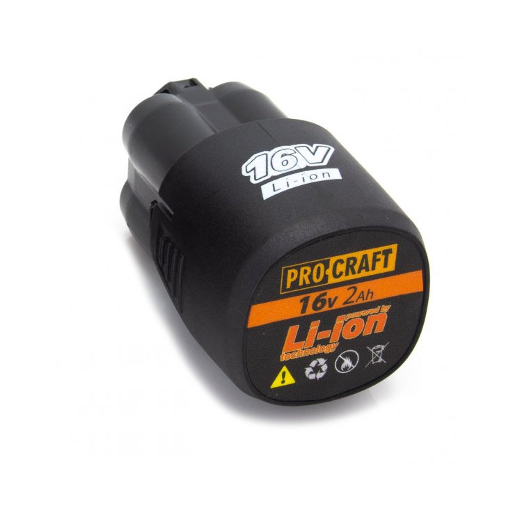 Levně Baterie akumulátorová, 16V Li-ion, 2000mAh Procraft 16/2 | 16/2 16/2