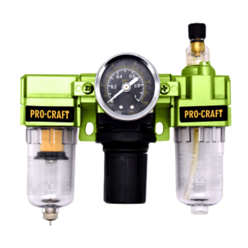 Regulátor tlaku se vzduchovým a olejovým filtrem Procraft FU02