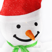 Solight LED sněhulák venkovní 40LED, teplá bílá, IP44, výška 70cm, 3x AA, časovač Náhled