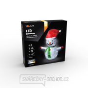 Solight LED sněhulák venkovní 40LED, teplá bílá, IP44, výška 70cm, 3x AA, časovač náhled