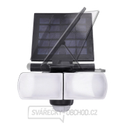 Solight LED solární osvětlení se senzorem, 8W, 600lm, Li-on, černá náhled