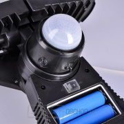 Solight LED solární osvětlení se senzorem, 8W, 600lm, Li-on, černá náhled