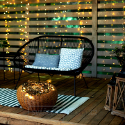 Solight LED vánoční řetěz, 500 LED, 50m, přívod 5m, IP44, teplá bílá náhled