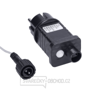 Solight LED vánoční závěs, rampouchy, 360 LED, 9m x 0,7m, přívod 6m, venkovní, teplé bílé světlo náhled