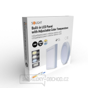 Solight LED mini panel CCT, přisazený, 24W, 1800lm, 3000K, 4000K, 6000K, čtvercový náhled