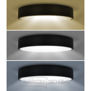 Solight LED stropní osvětlení LECCE, 3CCT, 48W, 2900lm, 40cm, 3000/4000/6000K, černá náhled