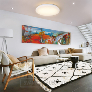 Solight LED stropní světlo Plain, 3CCT, 36W, 2520lm, 3000K, 4000K, 6000K, kulaté, 45cm Náhled