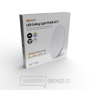 Solight LED stropní světlo Plain, 3CCT, 36W, 2520lm, 3000K, 4000K, 6000K, kulaté, 45cm Náhled
