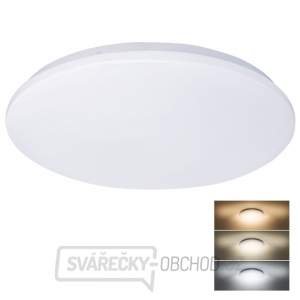 Solight LED stropní světlo Plain, 3CCT, 36W, 2520lm, 3000K, 4000K, 6000K, kulaté, 45cm gallery main image