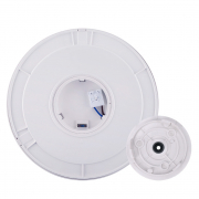 Solight LED venkovní osvětlení se senzorem a nastavitelnou CCT, 18W, 1350lm, 22cm, 2v1 - bílý a černý kryt náhled