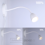 Solight LED nástěnná lampička, stmívatelná, 4W, 280lm, 3000K, bílá Náhled