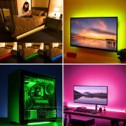 Solight LED WIFI smart RGB pásek pro TV, 4x50cm, USB Náhled