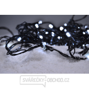 Solight LED venkovní vánoční řetěz, 400 LED, 20m, přívod 5m, 8 funkcí, IP44, studená bílá gallery main image