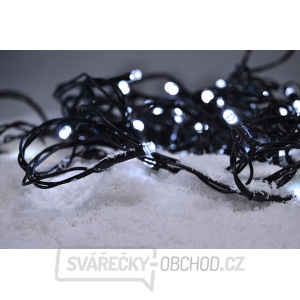 Solight LED venkovní vánoční řetěz, 400 LED, 20m, přívod 5m, 8 funkcí, IP44, studená bílá gallery main image