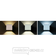 Solight LED venkovní nástěnné osvětlení Parma, 6W, 360lm, 10-110°, bílá náhled