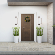 Solight vánoční věnec, průměr 40cm, 15x LED, IP44, 3x AA, časovač náhled