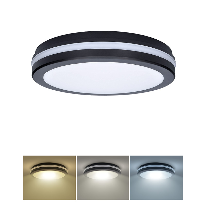 Solight LED osvětlení s nastavitelným výkonem a teplotou světla, 18/22/26W, max. 2210lm, 3CCT, IP65, 30cm WO820