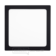 Solight LED mini panel CCT, přisazený, 24W, 1800lm, 3000K, 4000K, 6000K, čtvercový, černá barva Náhled