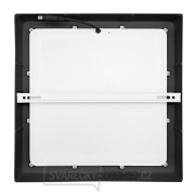 Solight LED mini panel CCT, přisazený, 24W, 1800lm, 3000K, 4000K, 6000K, čtvercový, černá barva náhled