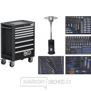 BGS 4208, Dílenský vozík Pro Exclusive | 8 zásuvek s 259 nástroji + 1 plynové topidlo na terasu Náhled