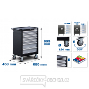 BGS 6076, Dílenský vozík | 7 zásuvek | soupravy nářadí k nastavení motoru Náhled