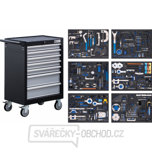 BGS 6076, Dílenský vozík | 7 zásuvek | soupravy nářadí k nastavení motoru BGS 6076, Dílenský vozík | 7 zásuvek | soupravy nářadí k nastavení motoru gallery main image