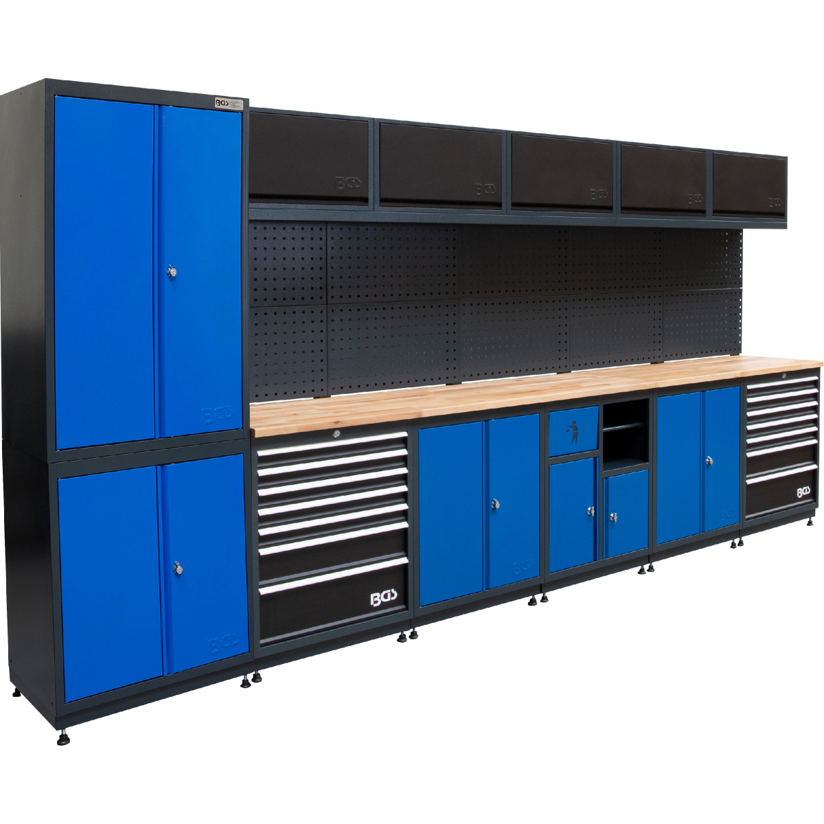 Levně BGS 80130, Systém nástěnných jednotek | kompaktní | dřevo | 6 moduly BGS80130