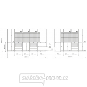 BGS 80160, Systém nástěnných jednotek | dílna | dřevo | 8 moduly náhled