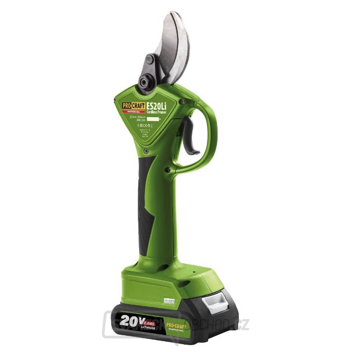 Aku nůžky na větve Procraft ES20Li bez baterie | ES20Li bb