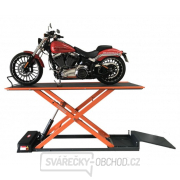 Zvedák nůžkový na motocykly, elektrohydraulický, nosnost 700 kg - LUX 700 EH gallery main image